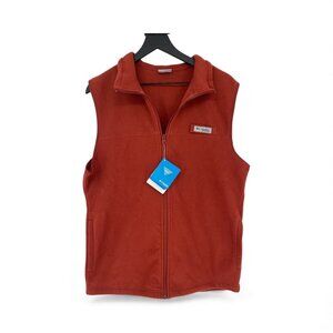Columbia Men's Steens Mountain Fleece Vest  Spice Color SZ M